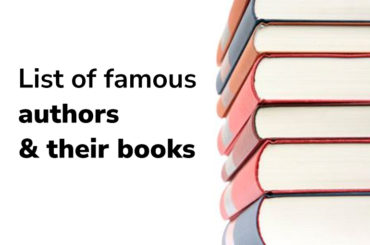 List of famous author and their books