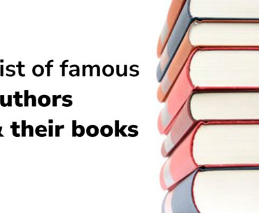 List of famous author and their books